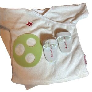American Girl Spa Set- Robe, Slippers, Mask